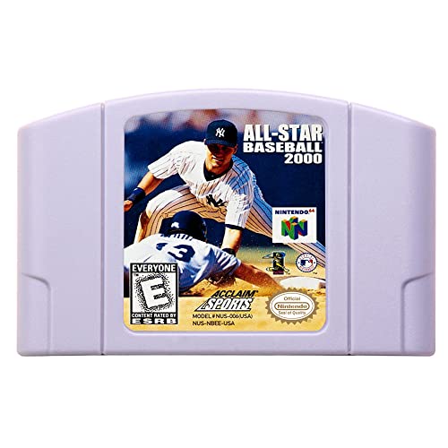 Yeni N64 Kartuşu All-Star Beyzbol 2000 ABD Versiyonu NTSC İçin N64 Konsolu Oyun Kartı