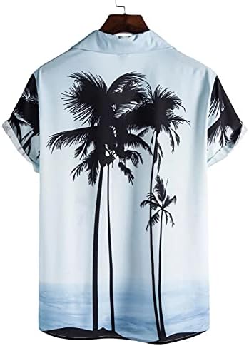 XXBR erkek Pamuk Keten Gömlek Yaz Kısa Kollu Düğme Aşağı havai gömleği Vintage Çiçekli Yapraklar Casual Plaj Tops