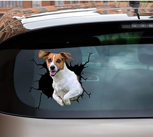 Jack Russell Terrier Çıkartmaları Jack Russell Çıkartmaları Arabalar Aşk Vinil Pencere Oyuncaklar Yeni Sürücü Paketleri