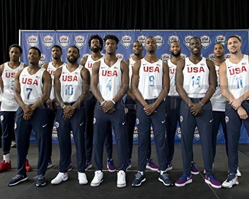 SPORTSPHOTOSUSA ABD Erkek Basketbol Rio Olimpiyatları 8x10 Takım Fotoğrafı
