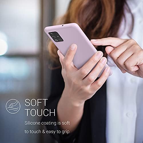 kwmobile TPU Silikon Kılıf Samsung Galaxy A51 ile Uyumlu - Yumuşak Kaplamalı İnce Telefon Kılıfı-Leylak Rengi