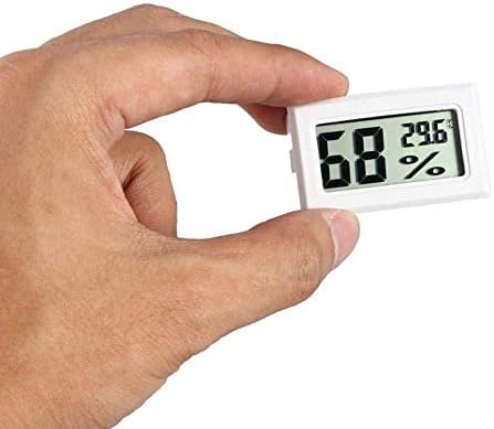 Jkapagzy elektronik sayaç Mini Dijital LCD Kapalı Uygun Sıcaklık Sensörü Nem Taşınabilir Ölçer Higrometre Termometre