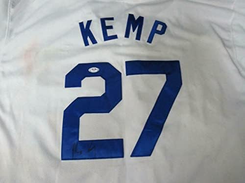 Matt Kemp İmzalı Resmi Dodgers Majestic Forması Otomatik PSA / DNA AI58455 İmzalı MLB Formaları
