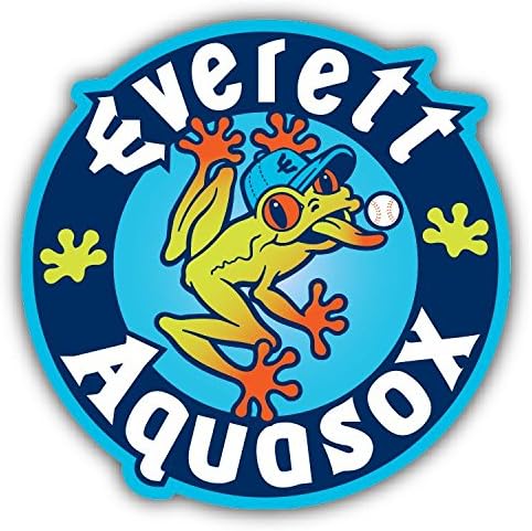 Everett AquaSox MıLB Beyzbol Logosu Vinil Sanat Grafik Sticker Tampon Çıkartması
