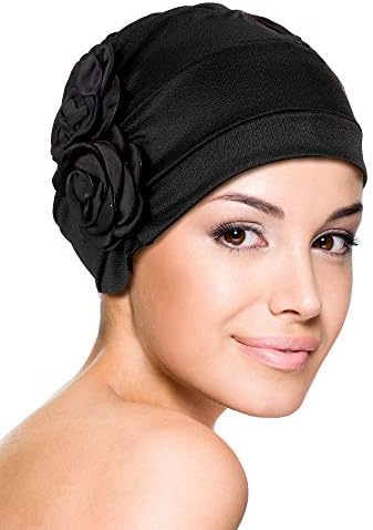 Kemo Türban Şapkalar Çiçek Bere Eşarp Kap Kafa Wrap Saç Dökülmesi Şapka Kanser Hastası için