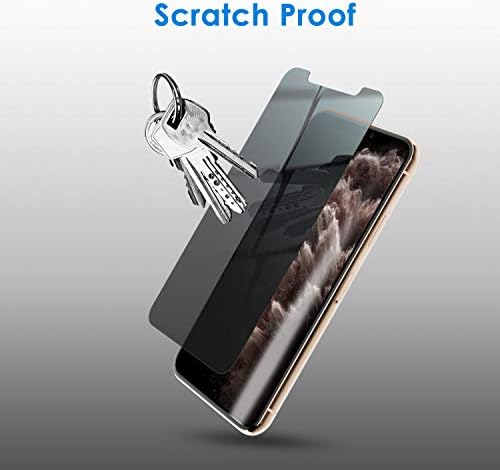 JETech iPhone 11 Pro Ekran Koruyucu Gizlilik ve Kamera Lens Koruyucu Paketi