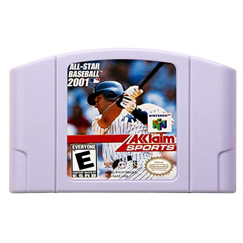 Yeni N64 Kartuşu All-Star Beyzbol 2001 ABD Versiyonu NTSC İçin N64 Konsolu Oyun Kartı