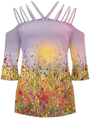 Üst Gömlek Genç Kızlar için Sonbahar Yaz Kısa Kollu 2023 Elbise V Boyun Pamuk Grafik Gömlek B5 B5