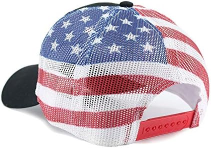 Ton ton ABD Bayrağı Camo Pamuk Ayarlanabilir beyzbol şapkası Boonie Şapka