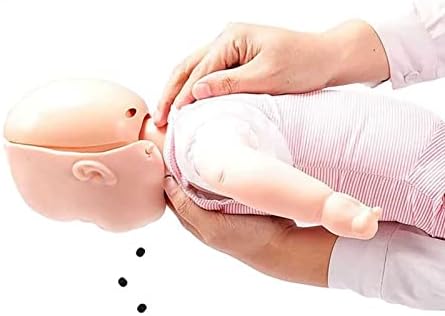 jiaohaowei Boğulma İlk Yardım Eğitimi Bebekler Bebek-Bebek İlk Yardım Modeli - Çanta ile Gelişmiş CPR Mankeni-Resüsitasyon