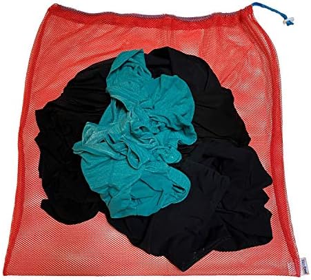 ZizzyBee çamaşır torbası – Çevre Dostu Kullanımlık Örgü Seyahat Organizatör için Giysi-Makine Yıkama ile Kraliyet