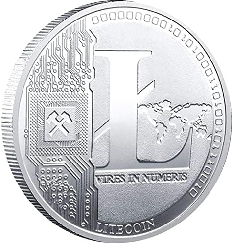 1 ADET Gümüş Litecoin hatıra parası Gümüş Kaplama LİTE Sikke Sınırlı Sayıda Koleksiyon Sikke Koruyucu Kılıf ile