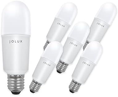 Jolux LED Çubuk ampuller, Kapalı Fikstür Sınıfı, 100W Eşdeğeri, 1500 Lümen, Orta Taban Ampuller, Kısılabilir Değil,