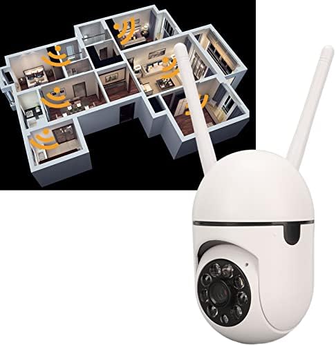 Pomya Güvenlik Kamerası, Akıllı Ampul Güvenlik Kamerası, 1080P HD Akıllı Kamera, 2.4 GHz WiFi 2 Yönlü Çağrı Hareket