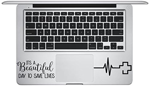 Dizüstü Bilgisayar Avuç İçi Dayanağı Çıkartma Çıkartması-Hayat Kurtarmak için Güzel Bir Gün-Derek Sheperd Skins Stickers