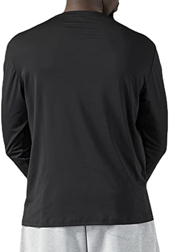 JEKE-DG Nem Henley Gömlek Spor Salonu Spor Tee Nefes Spor Kas T-Shirt Kırışıklık Karşıtı Hızlı Kuru Jogger Dip Giyim