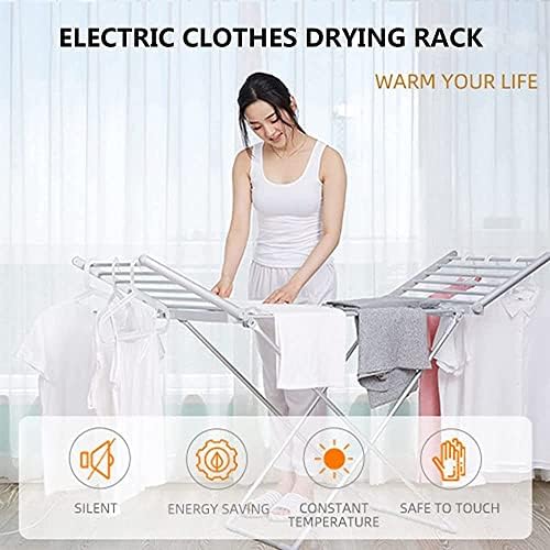 PAASHE elektrikli giysi Airer giysi kurutma raf katlanabilir elektrikli çamaşır kurutma makinesi çamaşır kurutma makinesi