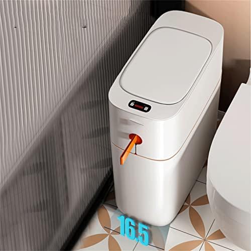 LXXSH Sensörü Akıllı Banyo çöp tenekesi Tuvalet çöp kovası çamaşır sepeti kapaklı Otomatik Ofis Yatak Odası Mutfak