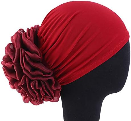 1 Paket / 2 Paket Kadınlar Çiçek Elastik Türban Bere Başkanı Wrap Kemo Kap Şapka