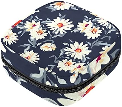 Pretty Papatya Çiçek Baskı temizlik peçeteleri saklama çantası Taşınabilir Dönem Kiti Çantası Ped Torbalar Dönem Adet