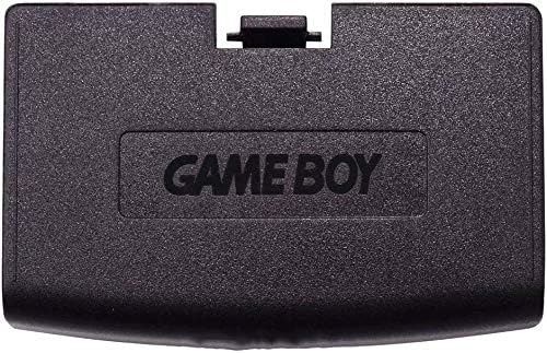 Yedek Sınıf Ekran lens kapağı ve Pil Kapağı Kapı Kapak Kılıf Game Boy Advance GBA Siyah
