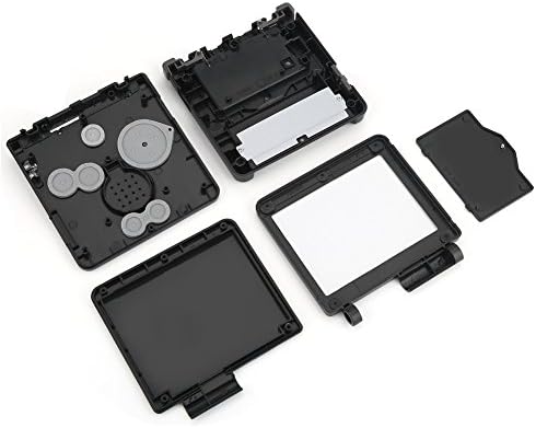 Yosoo Game Boy Advance GBA SP için Koruyucu ABS Kılıf Kapak Tamir parça kiti (Siyah)