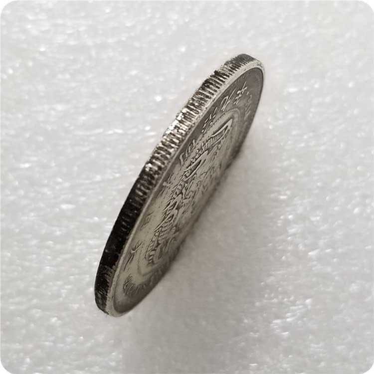 Antika El Sanatları Japon Gümüş Dolar Sıkıntılı Gümüş Dolar 0111