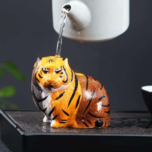 XIALON 9cm Seramik Kaplan Renk Değiştiren Çay Pet Dekorasyon Yaratıcı çay masası Dekorasyon
