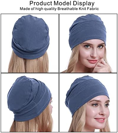 osvyo Pamuk Kemo Şapkalar Şapkalar Yumuşak Kapaklar Kadınlar için Saç Dökülmesi-Kanser Kasketleri Türban Mühürlü Ambalaj