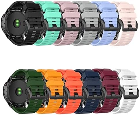 BEDCY 22 26MM Hızlı Fit Watchband Fenix 7 7X İzle Silikon Hızlı Bırakma Kolaylık Bilek Bandı Kayışı Fenix 6 6X Pro