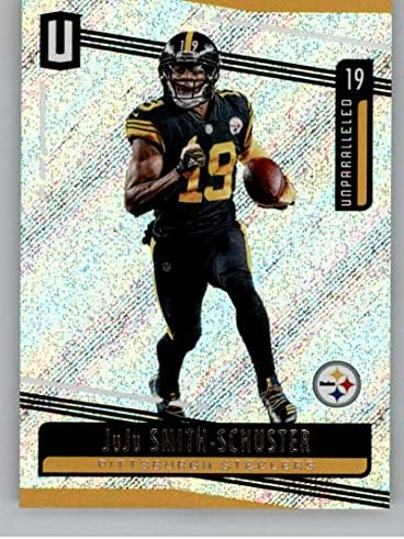 2019 Eşsiz Futbol 28 JuJu Smith-Schuster Pittsburgh Steelers Resmi NFL Panini Ticaret Kartı