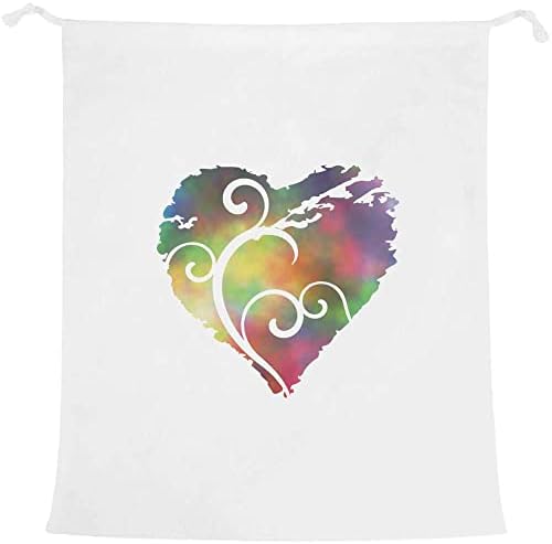Azeeda' Girdaplı Renkli Kalp ' Çamaşır/Yıkama/Saklama Çantası (LB00023300)