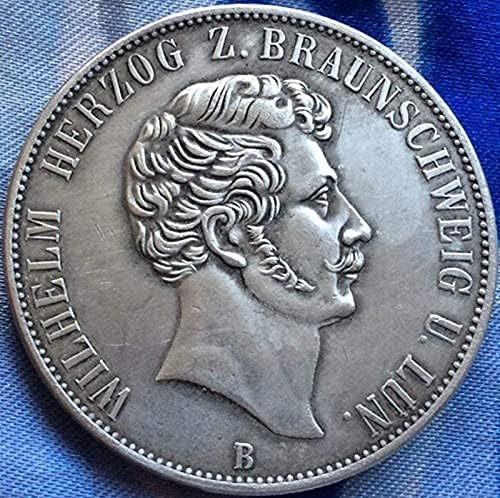 Alman Sikke Bakır Kaplama Gümüş Kaya Paraları El Sanatları CollectionCoin Koleksiyonu hatıra parası