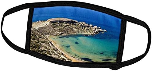 3dRose Ghajn Tuffieha Körfezi, Malta Adası, Malta Cumhuriyeti-AB18. - Yüz Kapakları (fc_138332_2)