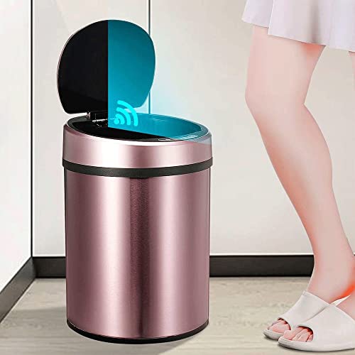 N / A 8L sensörlü çöp kovası Şarj Edilebilir Otomatik Akıllı çöp kutusu Kızılötesi İndüksiyon Fotoselli Çöp kovası