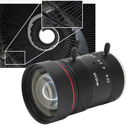 12MP HD Manuel Iris Kamera Lensi C Montajlı Lens Manuel Sabit zoom objektifi Gözetim Aksesuarı Çoğu Güvenlik Kamera