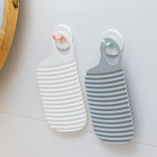 GOOFFY Mini Çamaşır Tahtası El Yıkama Tahtası: 4 adet Seyahat Taşınabilir Çamaşır Tahtası Plastik Çok Fonksiyonlu