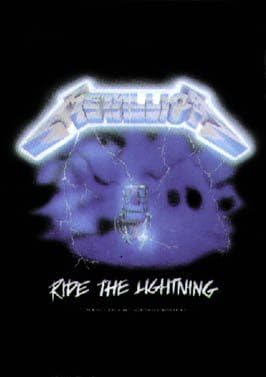 Metallica-Yıldırım Kumaş Posterine Binmek 30 x 40in