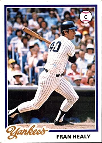 1978 Topps 582 Fran Healy New York Yankees (Beyzbol Kartı) NM Yankees