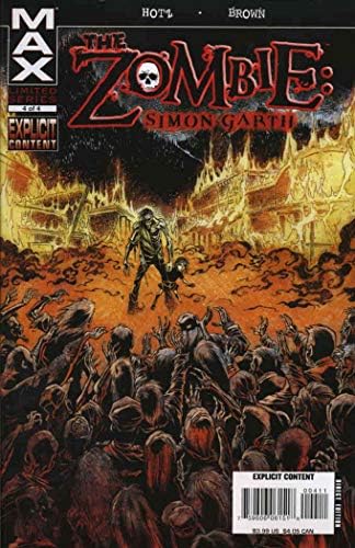 Zombi, The: Simon Garth 4 VF / NM; Marvel çizgi romanı / MAX Kyle Hotz