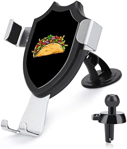 Meksika Taco Zemin Karşılamak Araba İç Telefon Dağı Hava Firar Klip Cep telefonu Tutucu Smartphone için Ayarlanabilir
