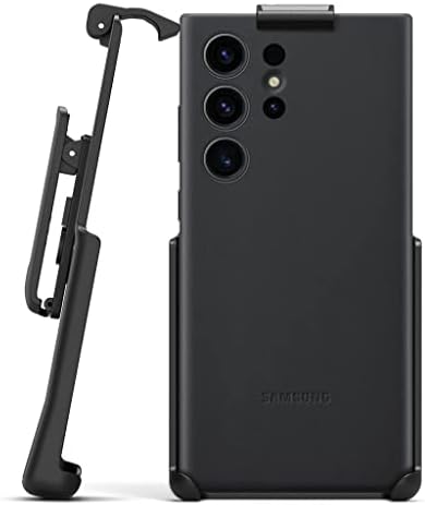 Kaplı Kemer Klipsi Samsung Deri telefon kılıfı ile uyumlu (Samsung Galaxy S23 Ultra) Kılıf Sadece, kılıf Dahil değildir