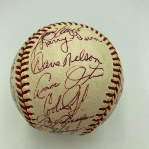 1976 Kansas City Royals Takımı İmzaladı Amerikan Beyzbol Ligi George Brett PSA İmzalı Beyzbol Topları