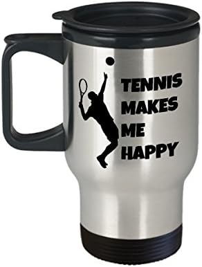 Tenis Kahve Seyahat Kupa En Komik Benzersiz Tenisçi çay bardağı Erkekler Kadınlar İçin Mükemmel Bir Fikir Tenis beni