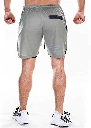 Andongnywell erkek Rahat Koşu Şort Elastik Bel Rahat egzersiz şortu İpli Cepler ile Pantolon