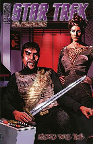 Uzay Yolu: Klingonlar: Kan Anlatacak 4C VF / NM; IDW çizgi roman / RI varyantı