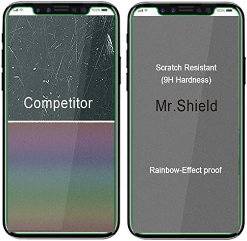 Mr. Shield [3'lü Paket] iPhone 11 / iPhone XR için Tasarlanmış [Temperli Cam] Ekran Koruyucu [9H Sertliğe Sahip Japonya