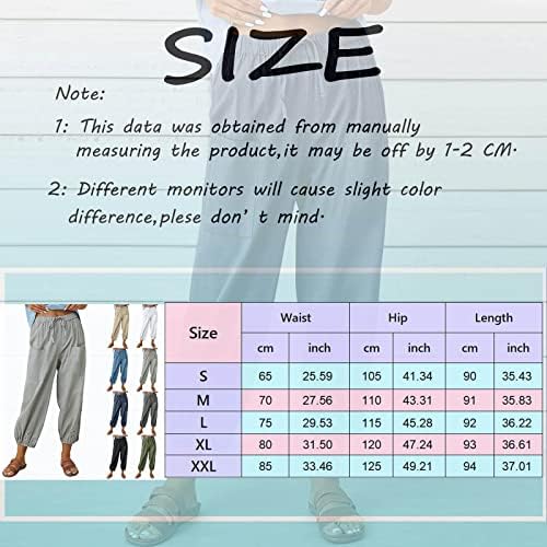Qınnyo yazlık pantolonlar Kadınlar için 2023 Geniş Bacak Pantolon Yüksek Bel Yumuşak Rahat İpli Kravat Elastik Bel