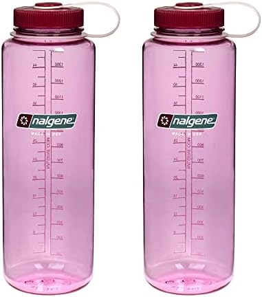 Sustain Tritan BPA İçermeyen Su Şişesi, Silo 48 oz, Geniş Ağızlı-2'li Paket (Cosmo)