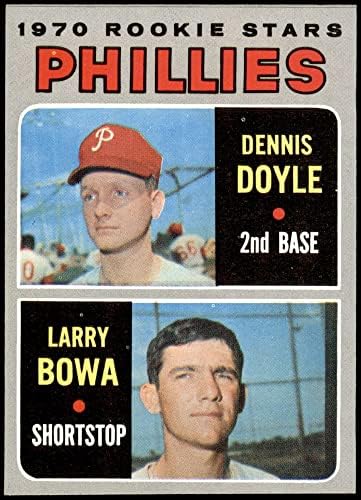 1970 Topps 539 Phillies Çaylaklar Larry Bowa / Denny Doyle Philadelphia Phillies (Beyzbol Kartı) NM + Phillies